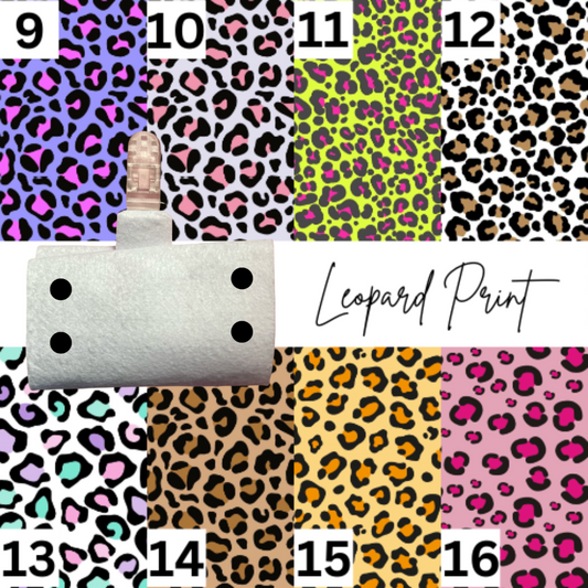 Leopard Print Tubie Pouch