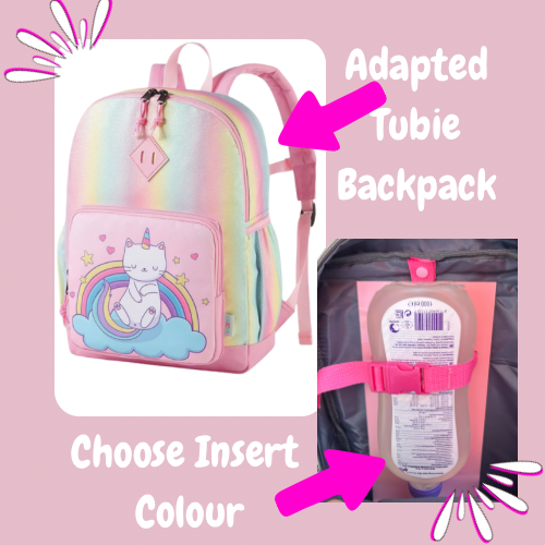 4-6yrs Unicorn Tube Backpack, Tubie Backpack, Adapted Backpack