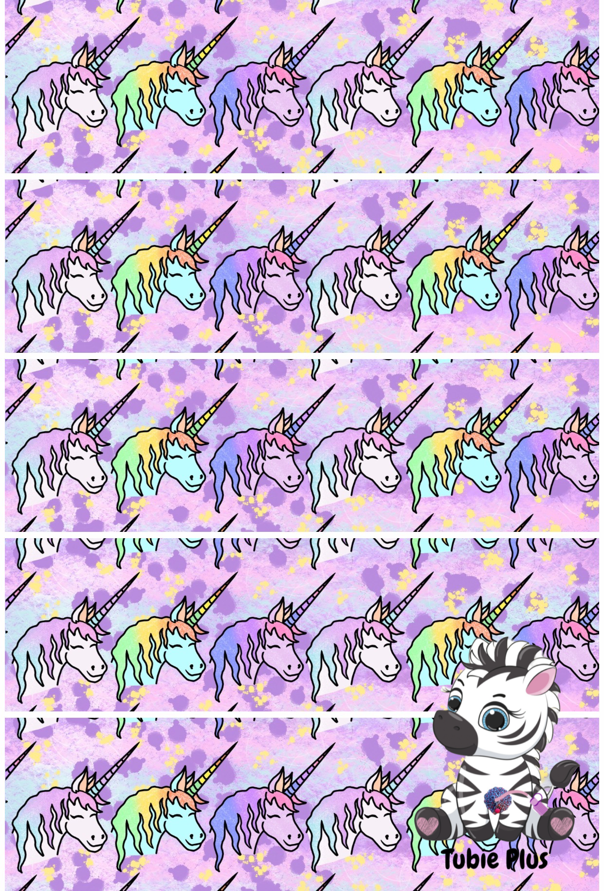 Unicorn Print Strip | Small