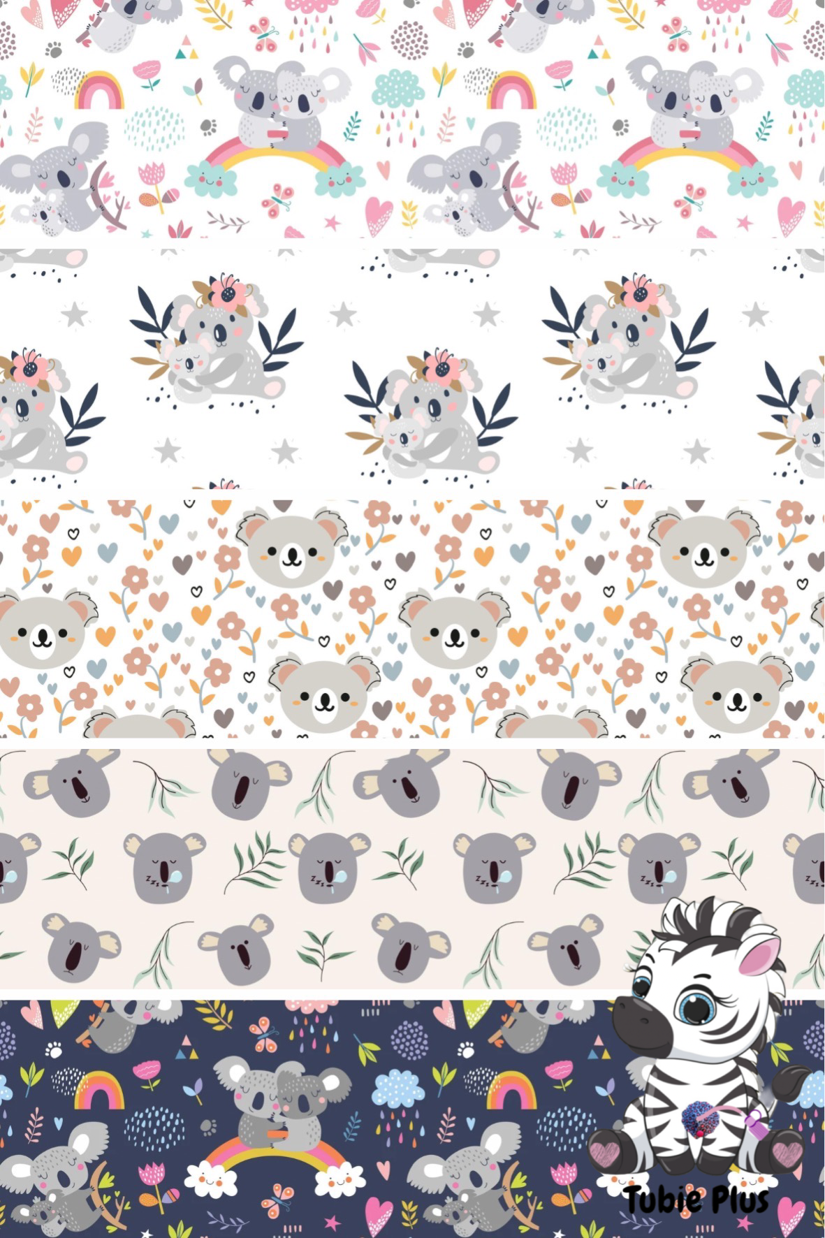 Koala Mix Print Strip | Small