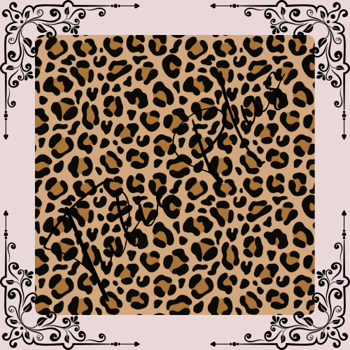 Brown Leopard Print Tubie Tape