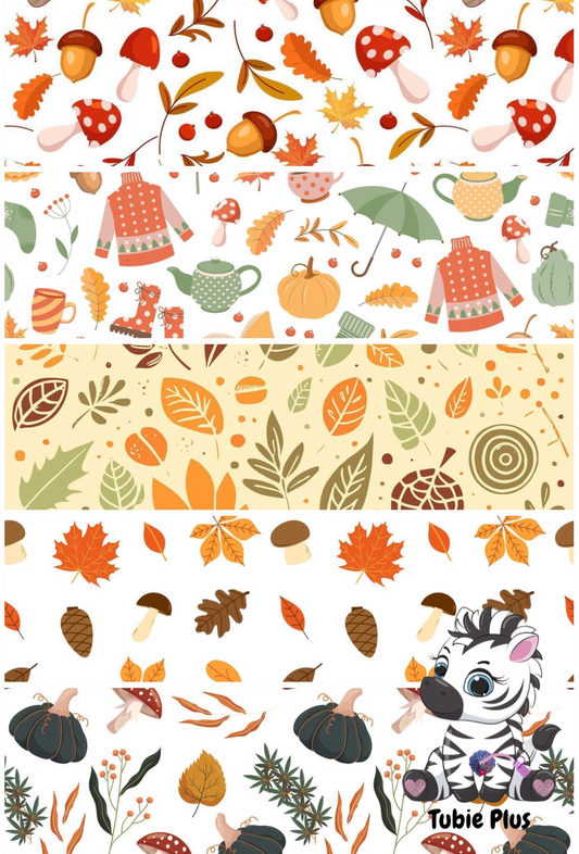 Autumnal Mix Print Strip | Small