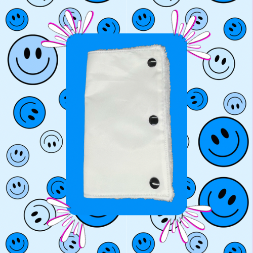 Blue Smiley Tubie Towel