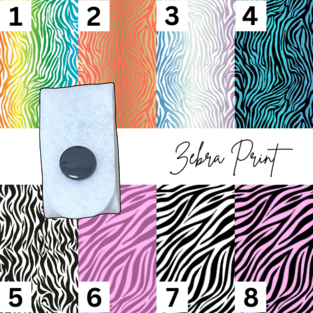 Zebra Print Tubie Hair Adaptor