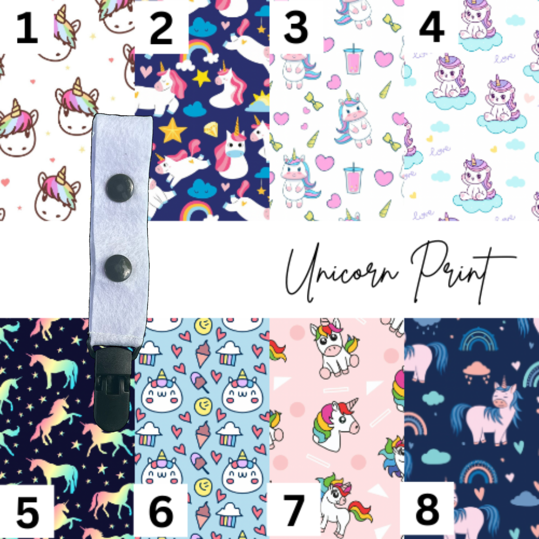 Unicorn Large Tubie Clip