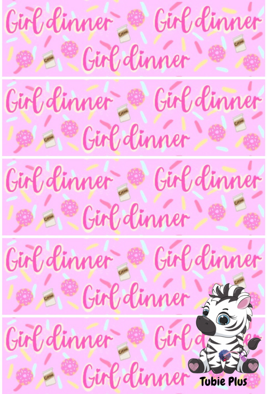 Girl Dinner Print Strip | Full | Small