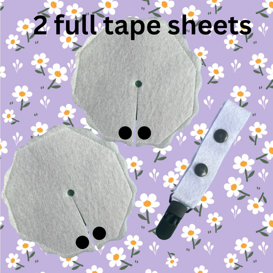 X2 Full Tapes, X2 Tubie Pads, Large Accessible Clip