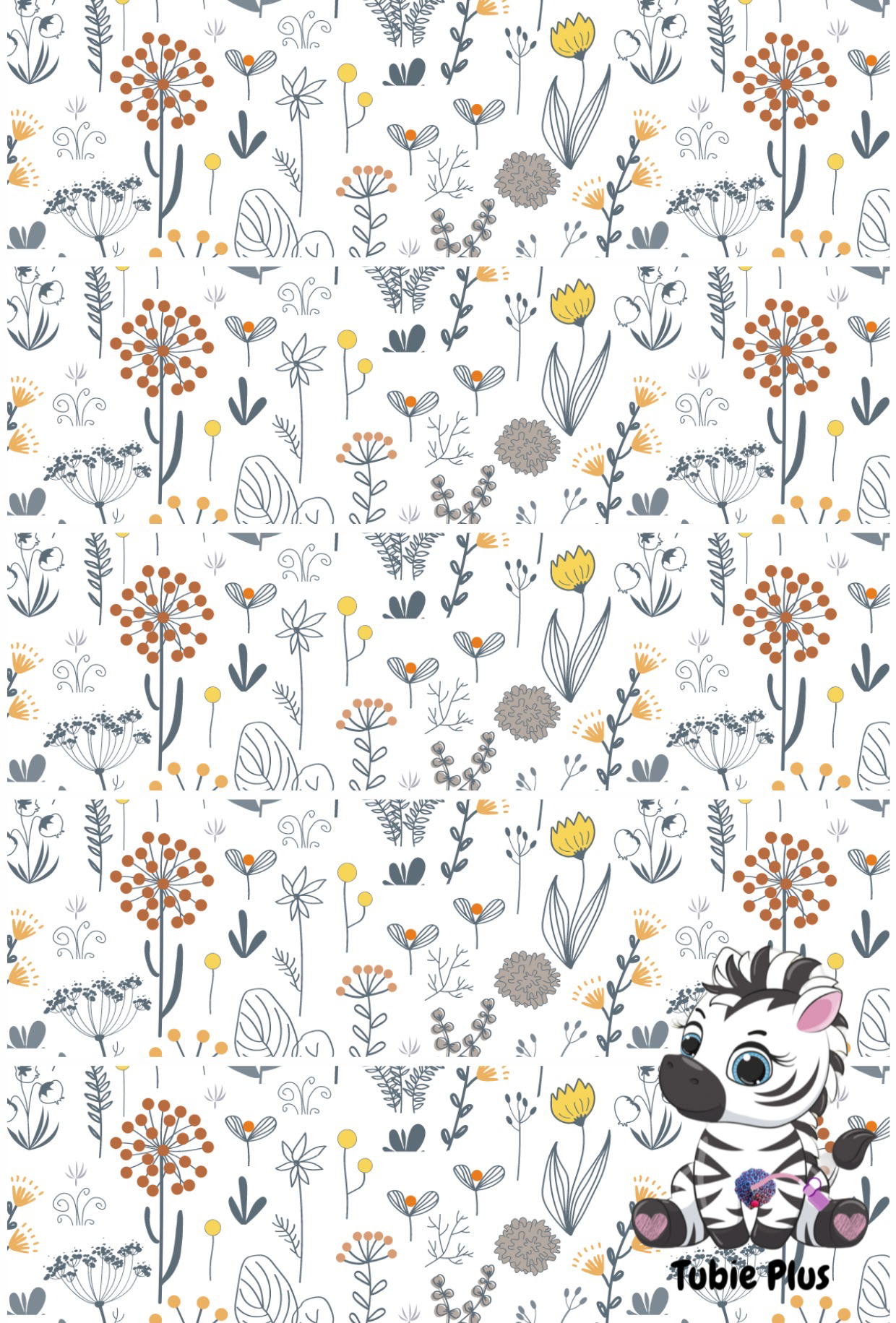 Floral Print Strip | Full | Small