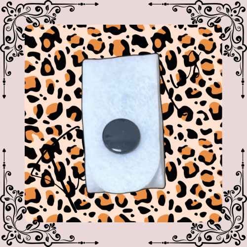 Orange Leopard Print Tubie Hair Adaptor