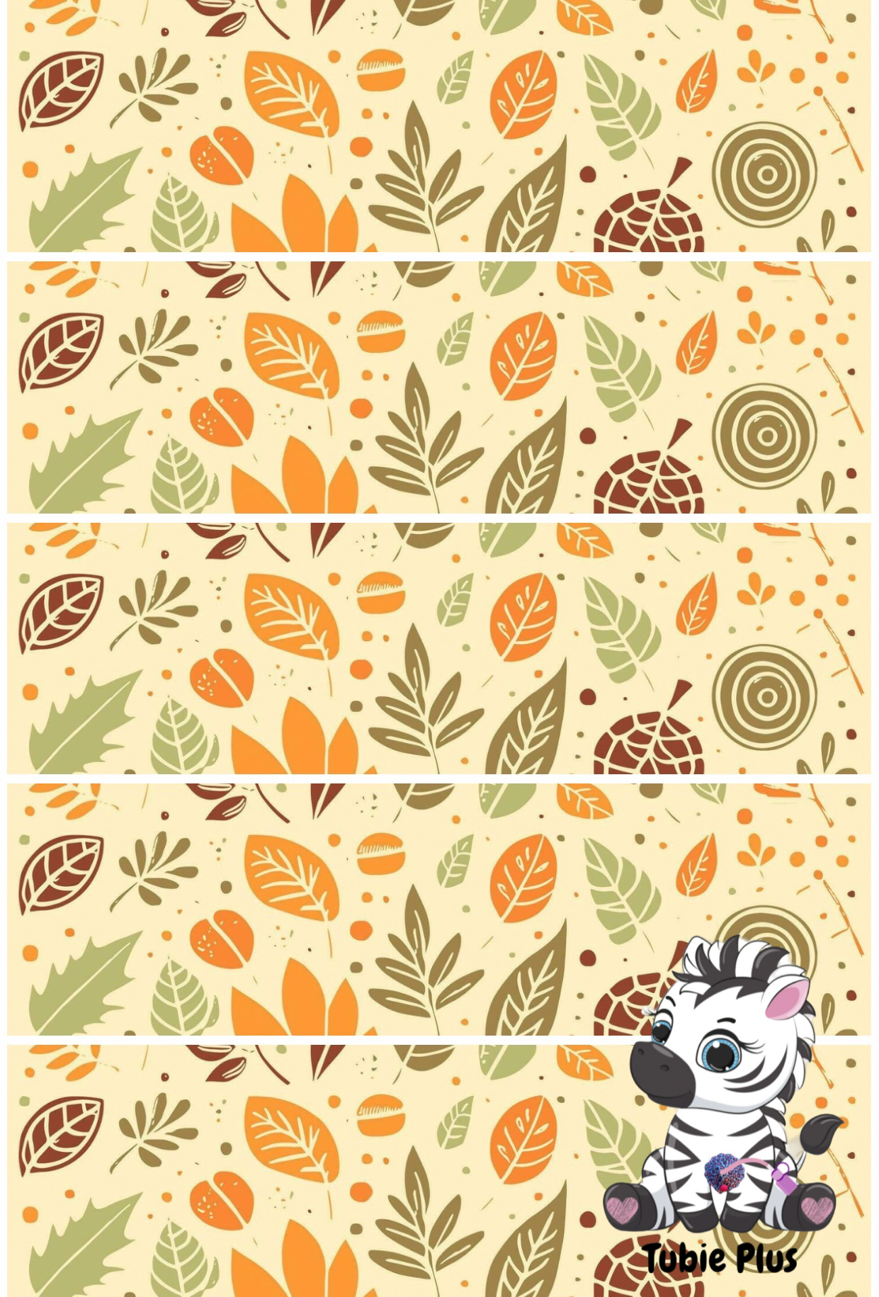 Autumnal Print Strip | Full | Small