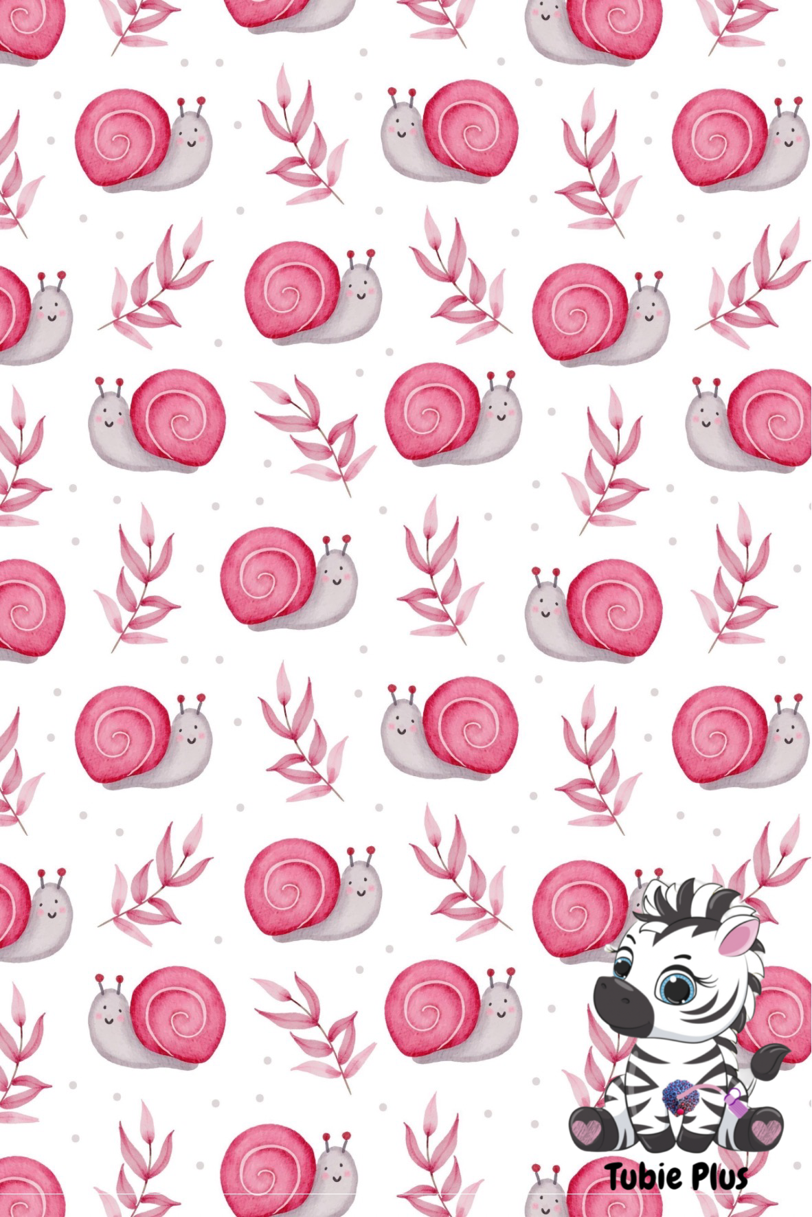 Pink Snail Print Strip | Full | Small