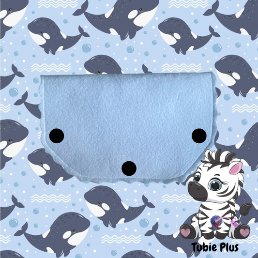 Whale Print Tubie Towel