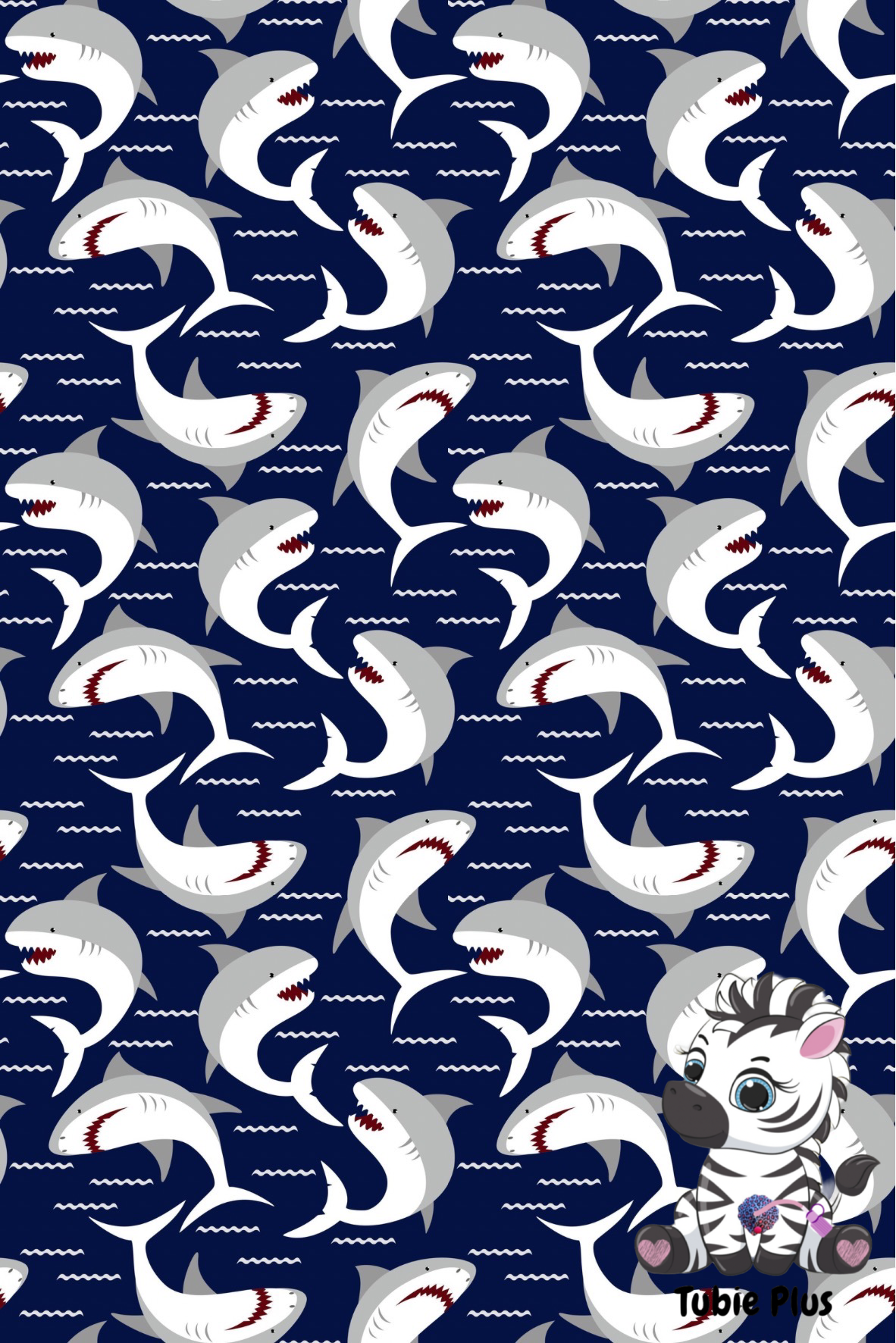 Shark Print Strip | Full | Small