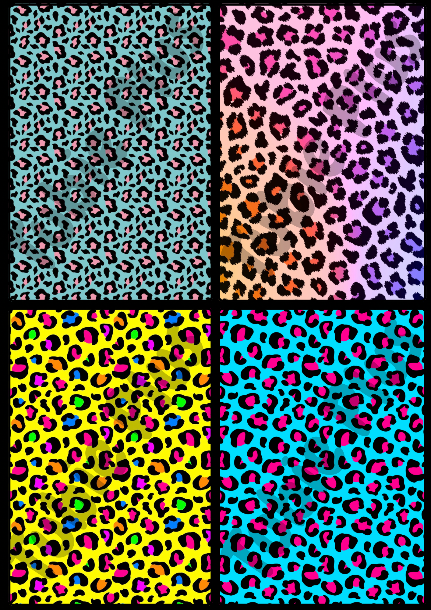 Leopard Print Diabetic Sensor Dressing