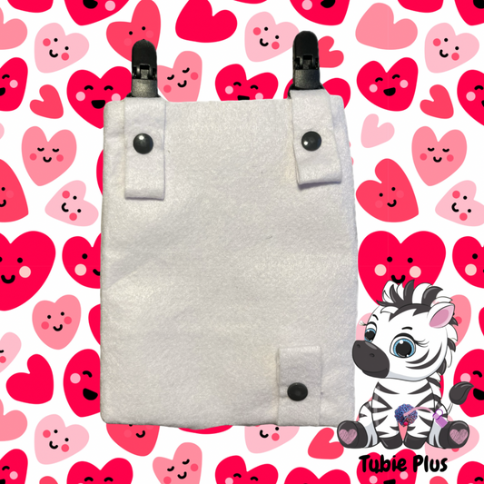 Hearts Print Drainage Bag Cover