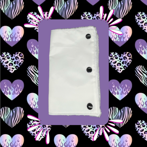 Purple Hearts Tubie Towel