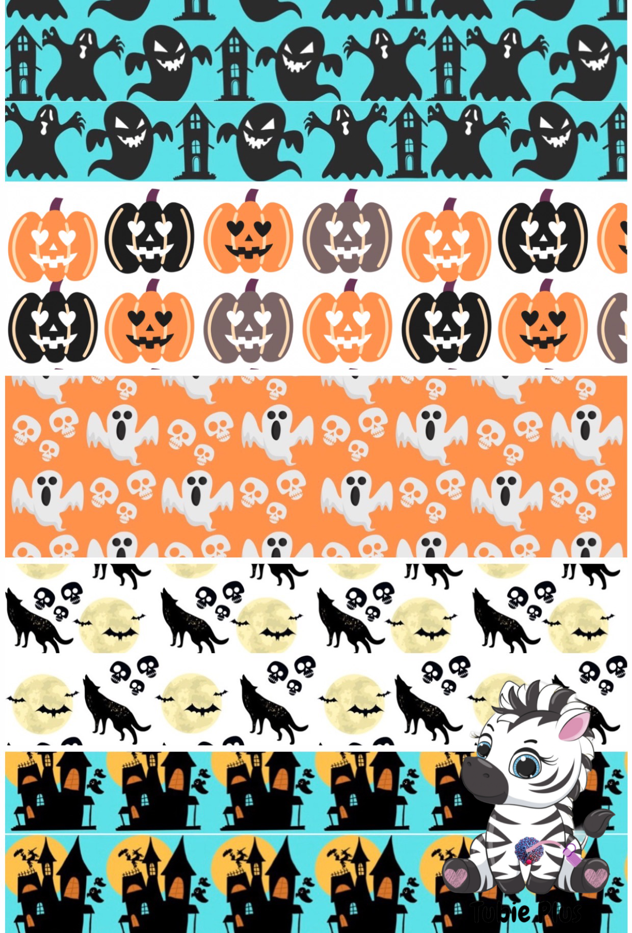 Halloween Mix Print Strip | Small