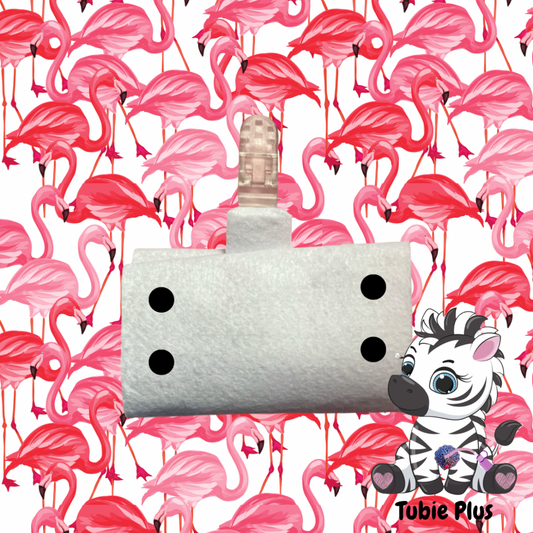 Flamingo Print Tubie Pouch