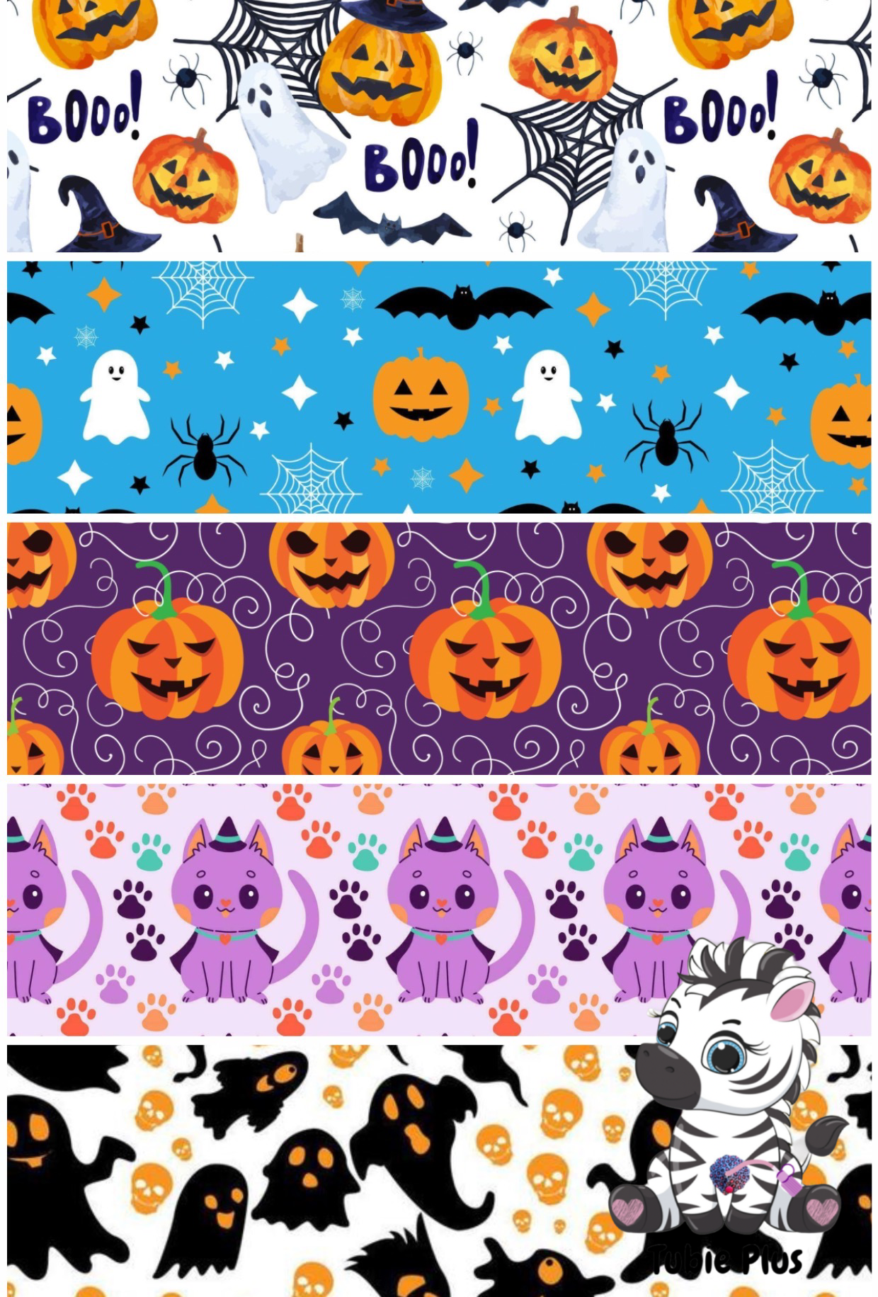 Halloween Mix Print Strip | Small