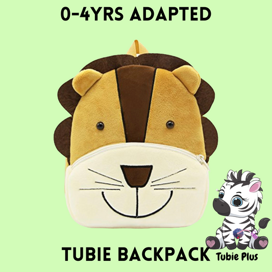 Lion Feeding Tube Backpack, Suitable for ages 0-4years 500ml Feed ONLY, Feed Stand & Bag, Tubie Backpack, Adapted Backpack