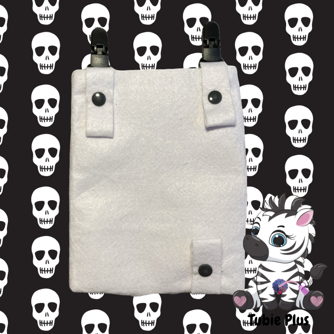 Skull Print Drainage Bag Cover