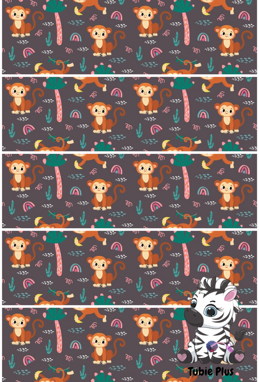 Monkey Print Strip | Full | Small