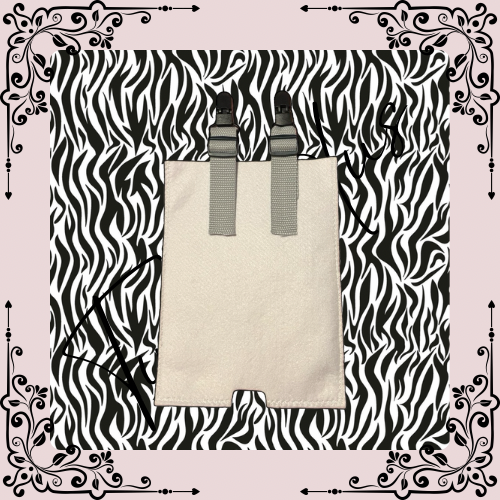 Zebra Print Drainage Bag Cover