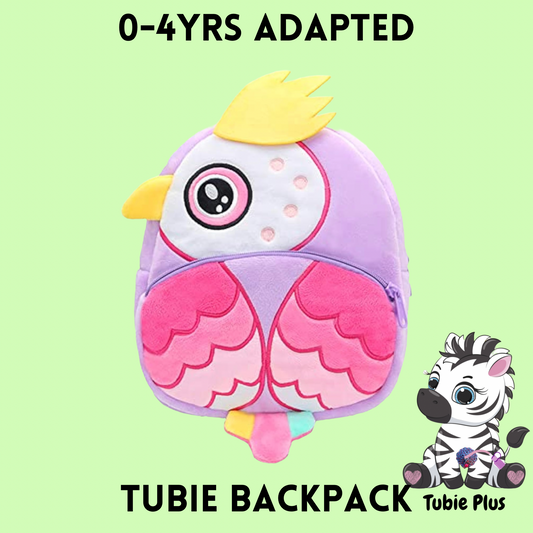 Parrot Feeding Tube Backpack, Suitable for ages 0-4years 500ml Feed ONLY, Feed Stand & Bag, Tubie Backpack, Adapted Backpack