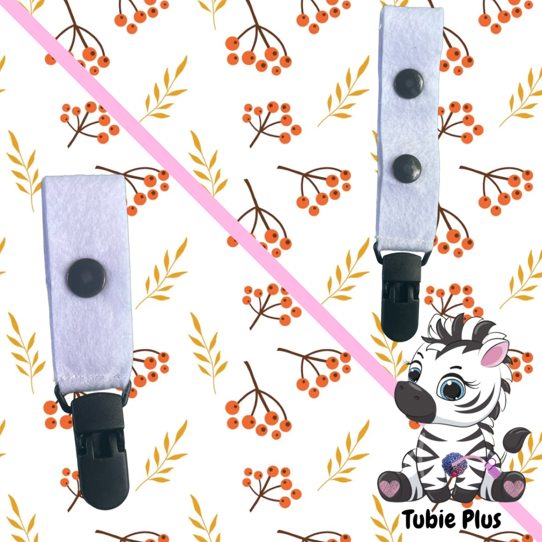 Autumnal Print Tubie Clip