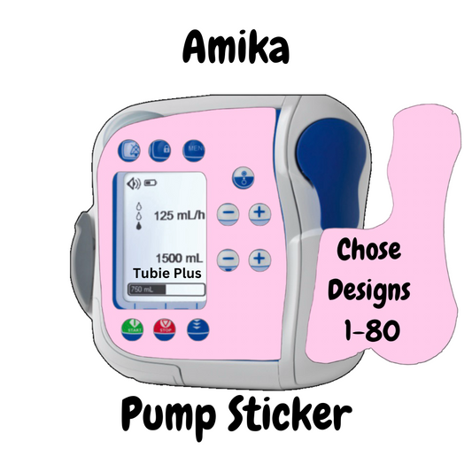 Amika Pump Sticker | Holographic Finish