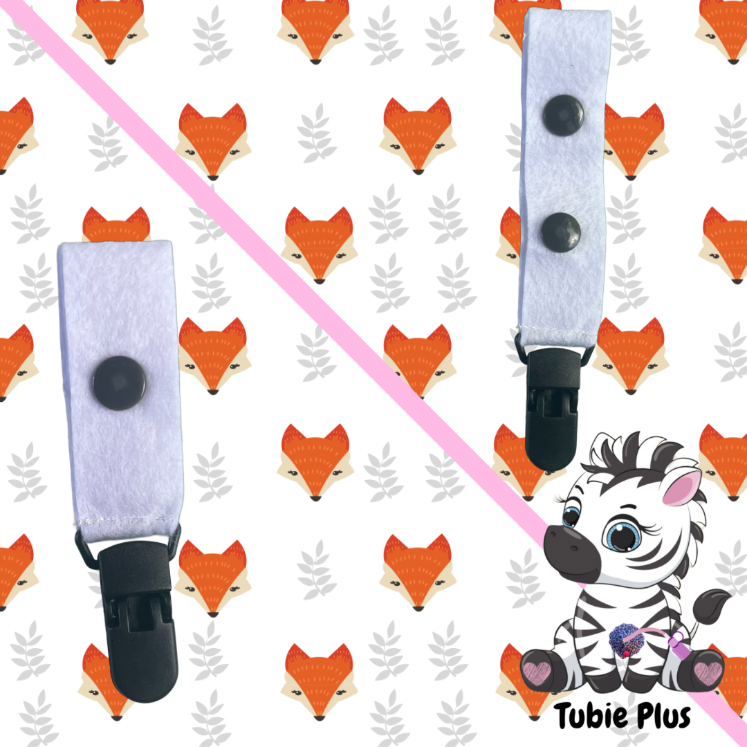 Fox Print Tubie Clip