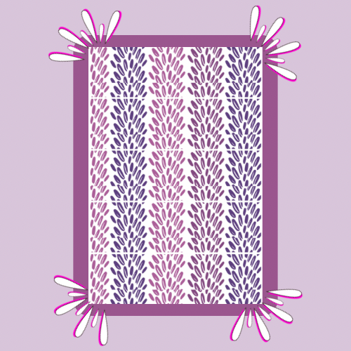 Boho Purple Lavender Tubie Tape