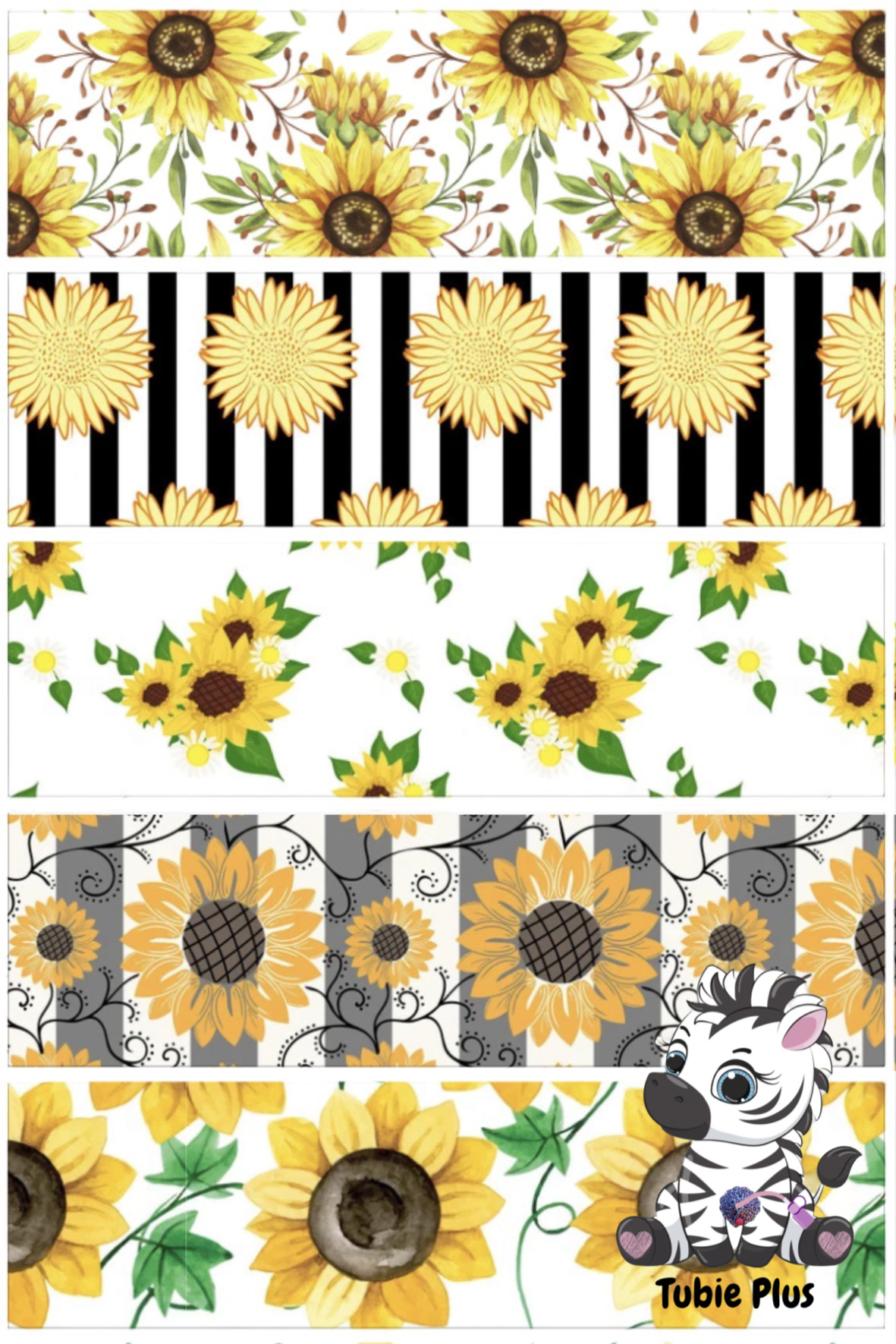 Sunflower Mix Print Strip | Small