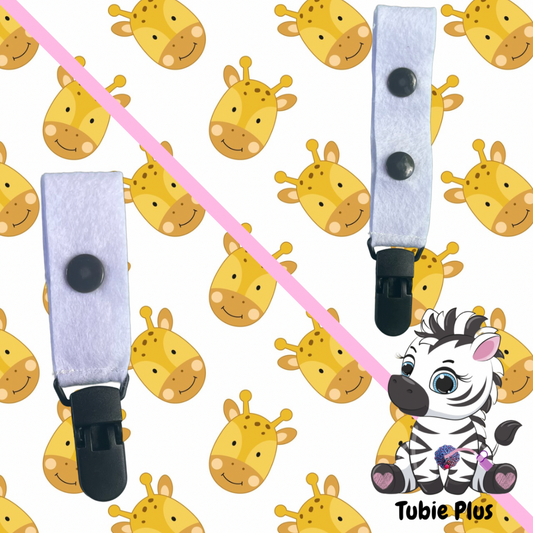 Giraffe Print Tubie Clip