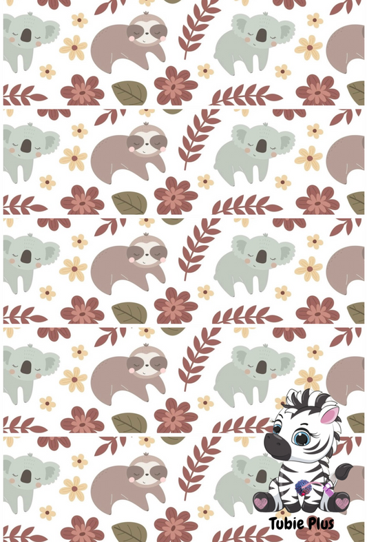 Sloth & Koala Print Strip | Full | Small