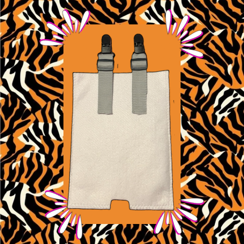 Tiger Print Drainage Bag Cover