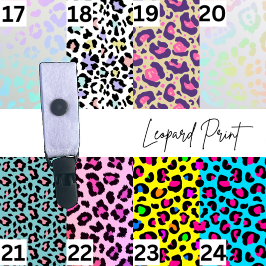 Leopard Print Small Tubie Clip