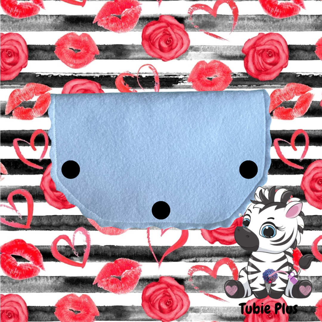 Red Rose Print Tubie Towel