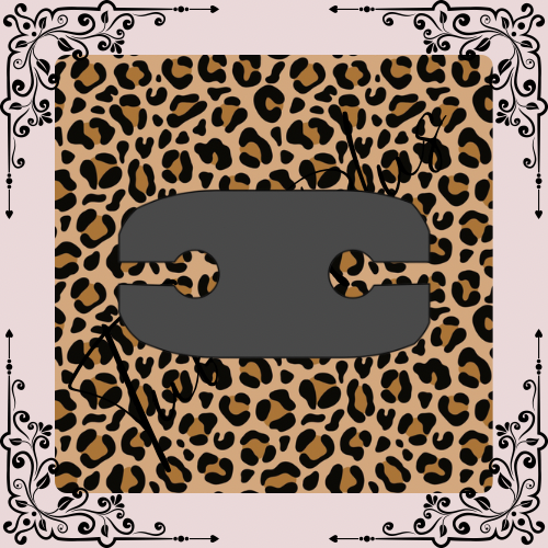 Brown Leopard Print Securement Tape