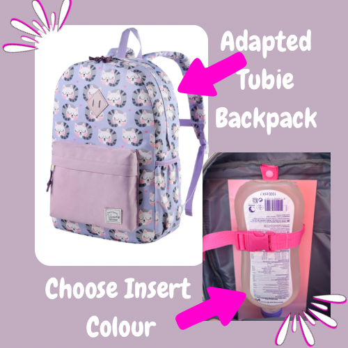 Cat Tube Backpack, Tubie Backpack, Adapted Backpack