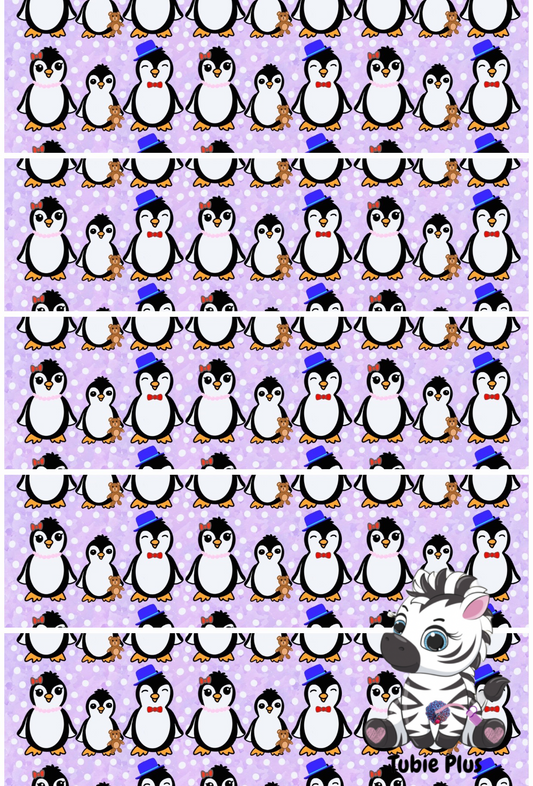 Penguin Purple Print Strip | Full | Small