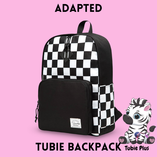 Check Feeding Tube Backpack, Tubie Backpack, Adapted Backpack