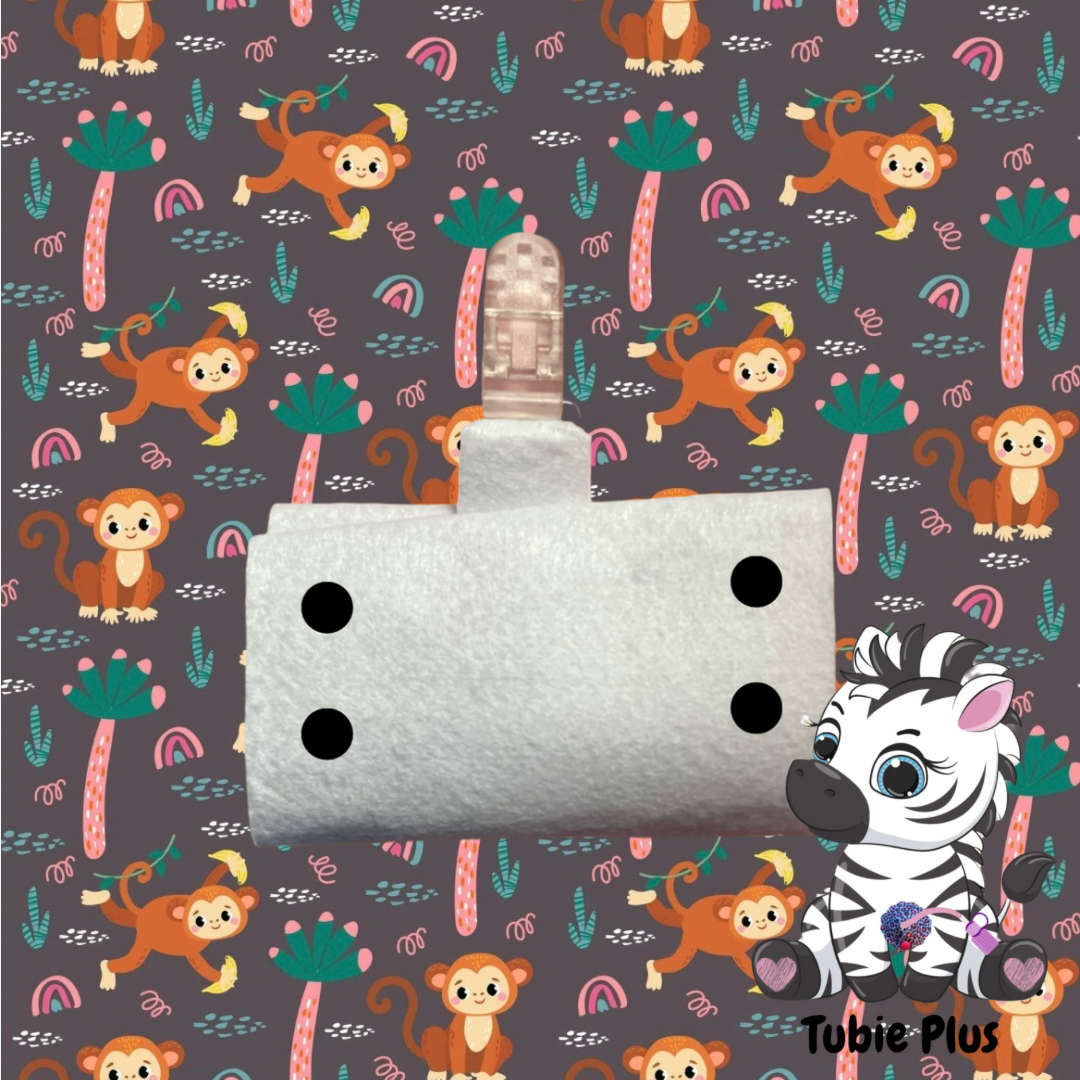 Monkey Print Tubie Pouch