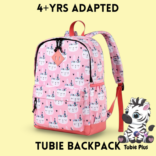 4+ Rabbit Feeding Tube Backpack, Tubie Backpack, Adapted Backpack