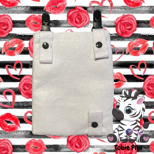 Red Rose Print Drainage Bag Cover