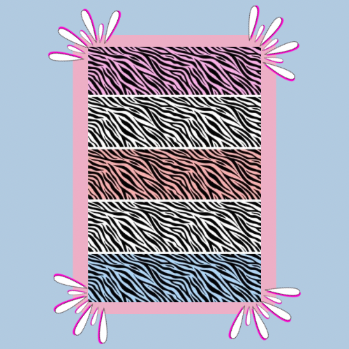 Zebra Mix Print Tubie Tape