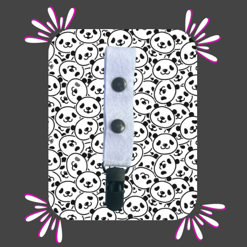 Panda Large Tubie Clip