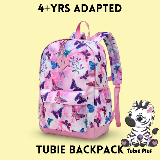 Butterfly Feeding Tube Backpack, Tubie Backpack, Adapted Backpack