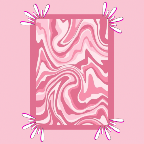 Pink Paint Print Strip | Full | Small