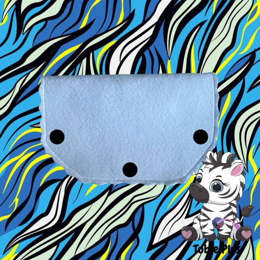 Blue Wave Print Tubie Towel